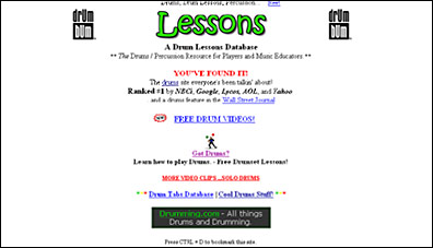 Free Drum Lessons
